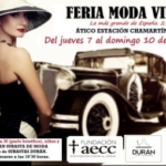 Cartel de la edición de primavera de la Feria de Moda Vintage 2013 de Madrid