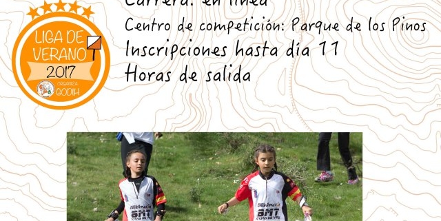 Cartel de la Carrera de Orientación 2017